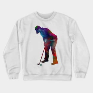 Golf player sport #golf #sport Crewneck Sweatshirt